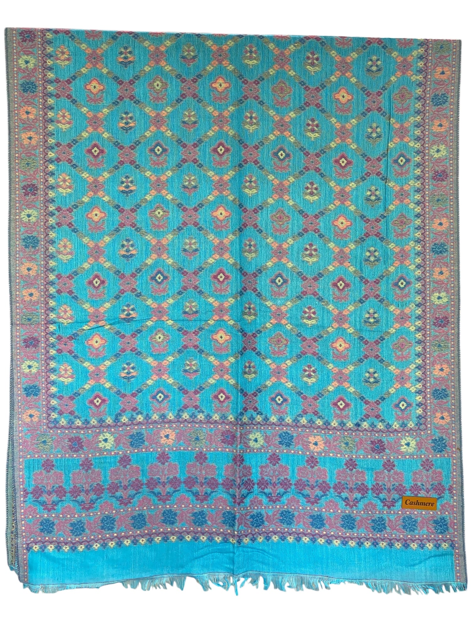 Ameira Pashmina Jacquard - Sky Blue