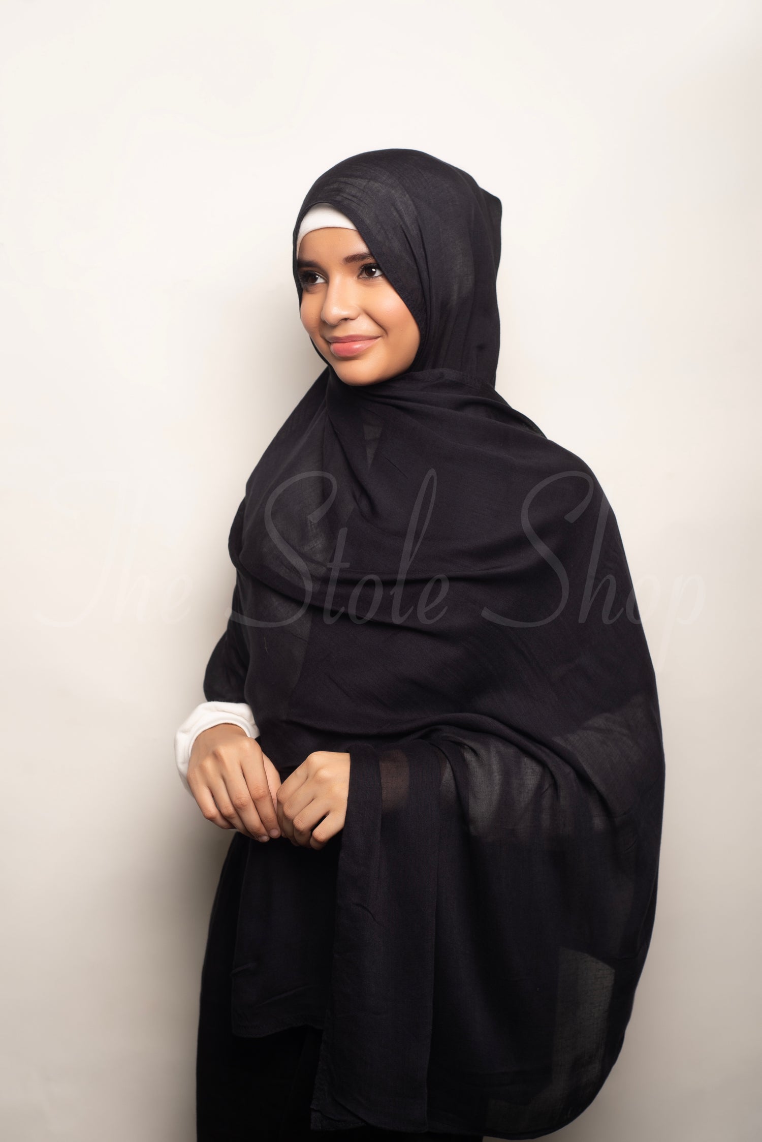 Modal Hijabs (LARGE SIZE) - Black