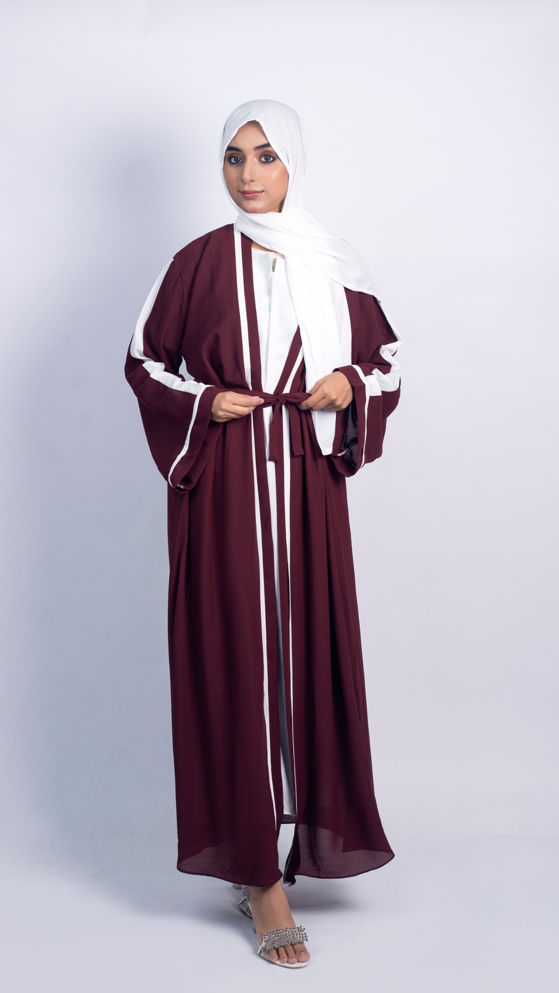 Aura Abaya - Maroon