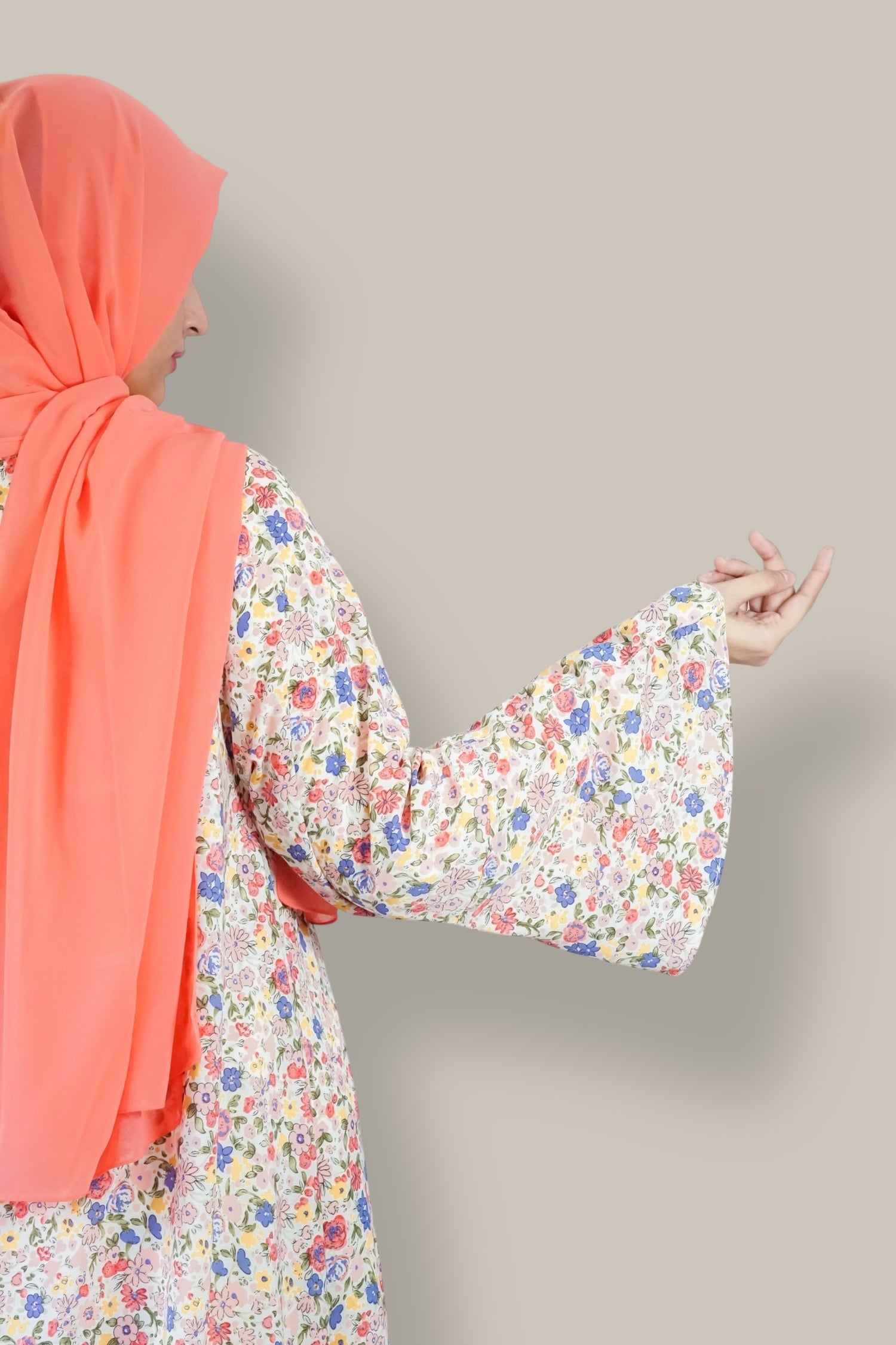 Coraline Printed Abaya