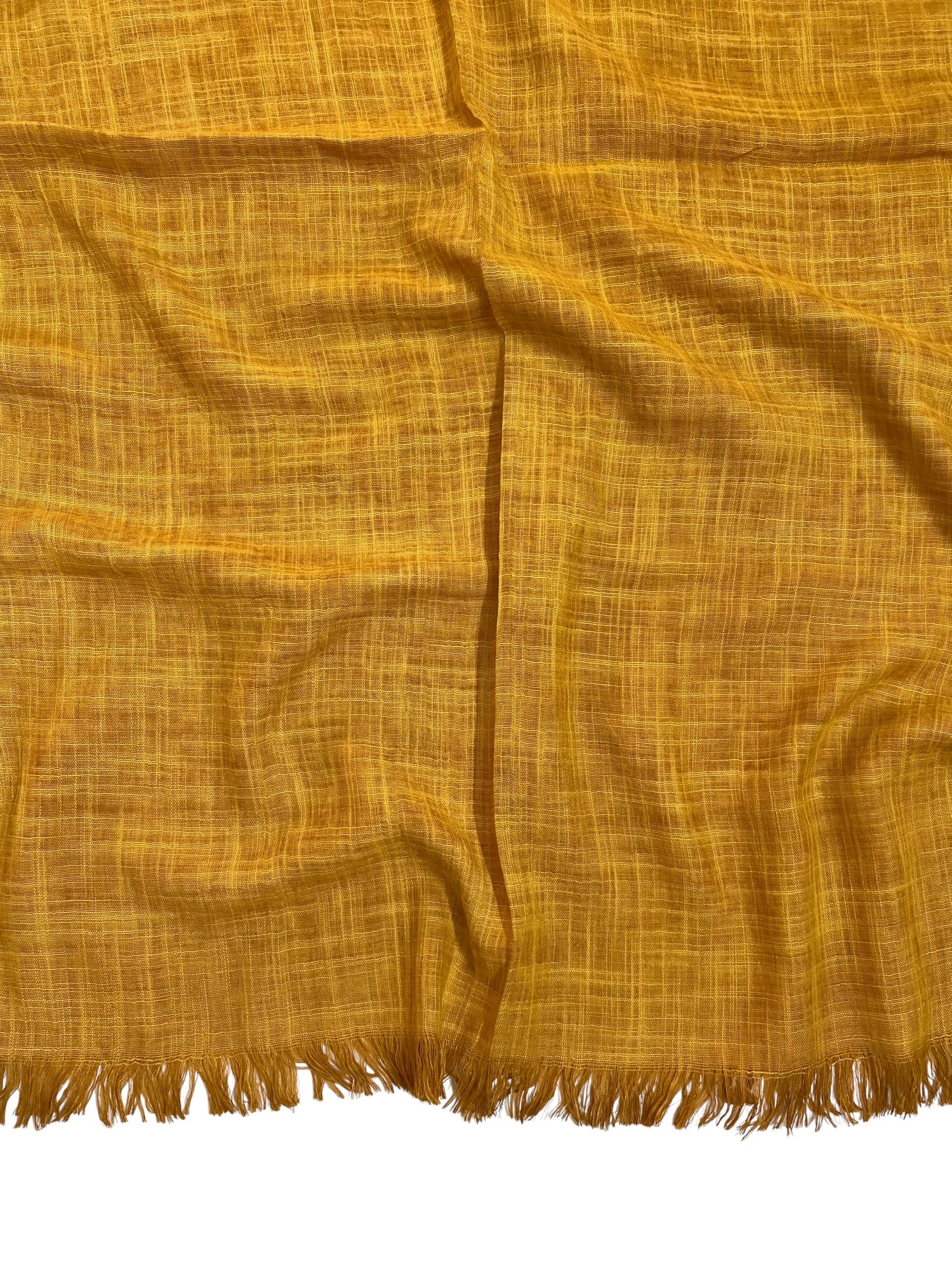 Premium Turkish Dupatta (Imported Fabric) - Mustard