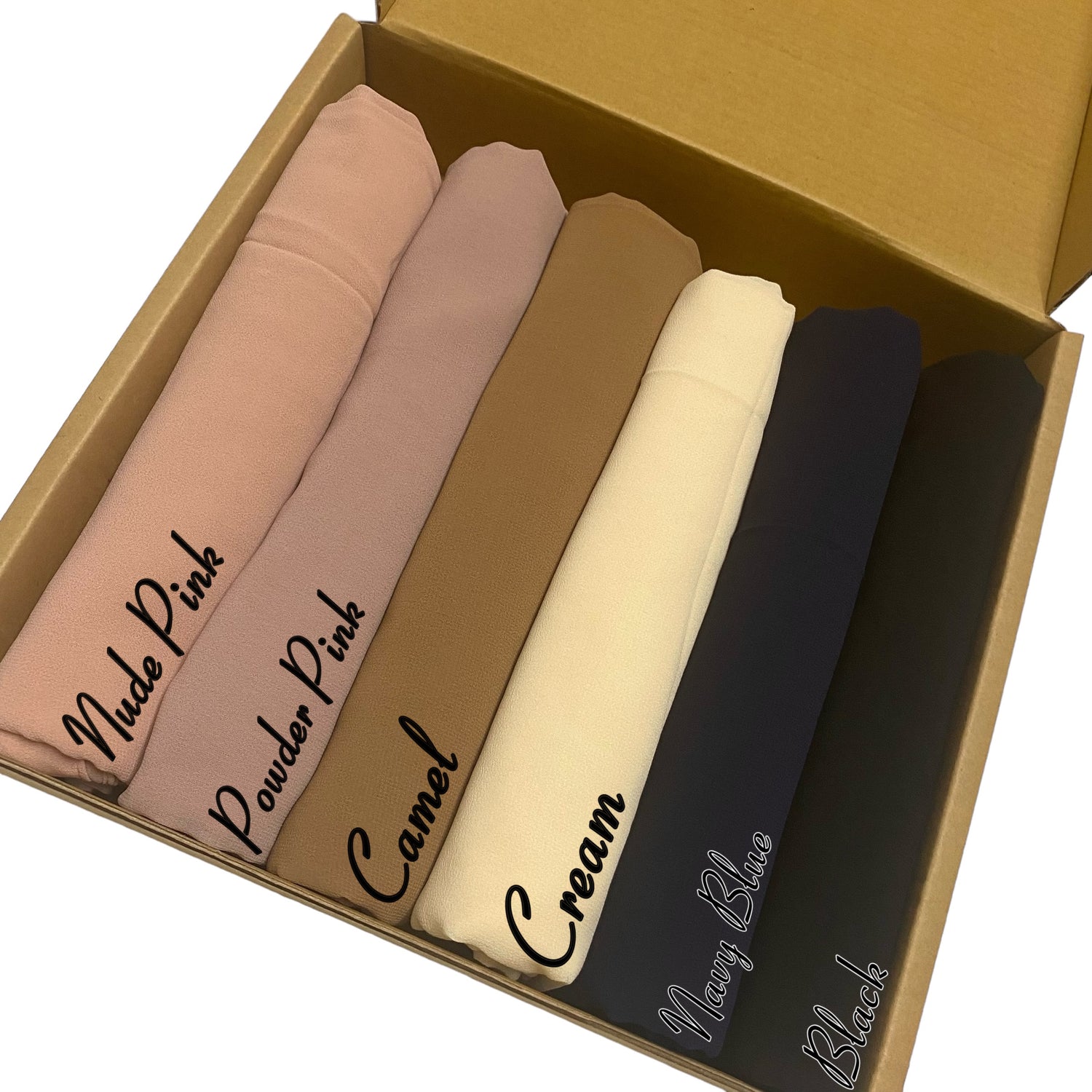 “Ivory Bloom” - Georgette Chiffon Hijab Bundle