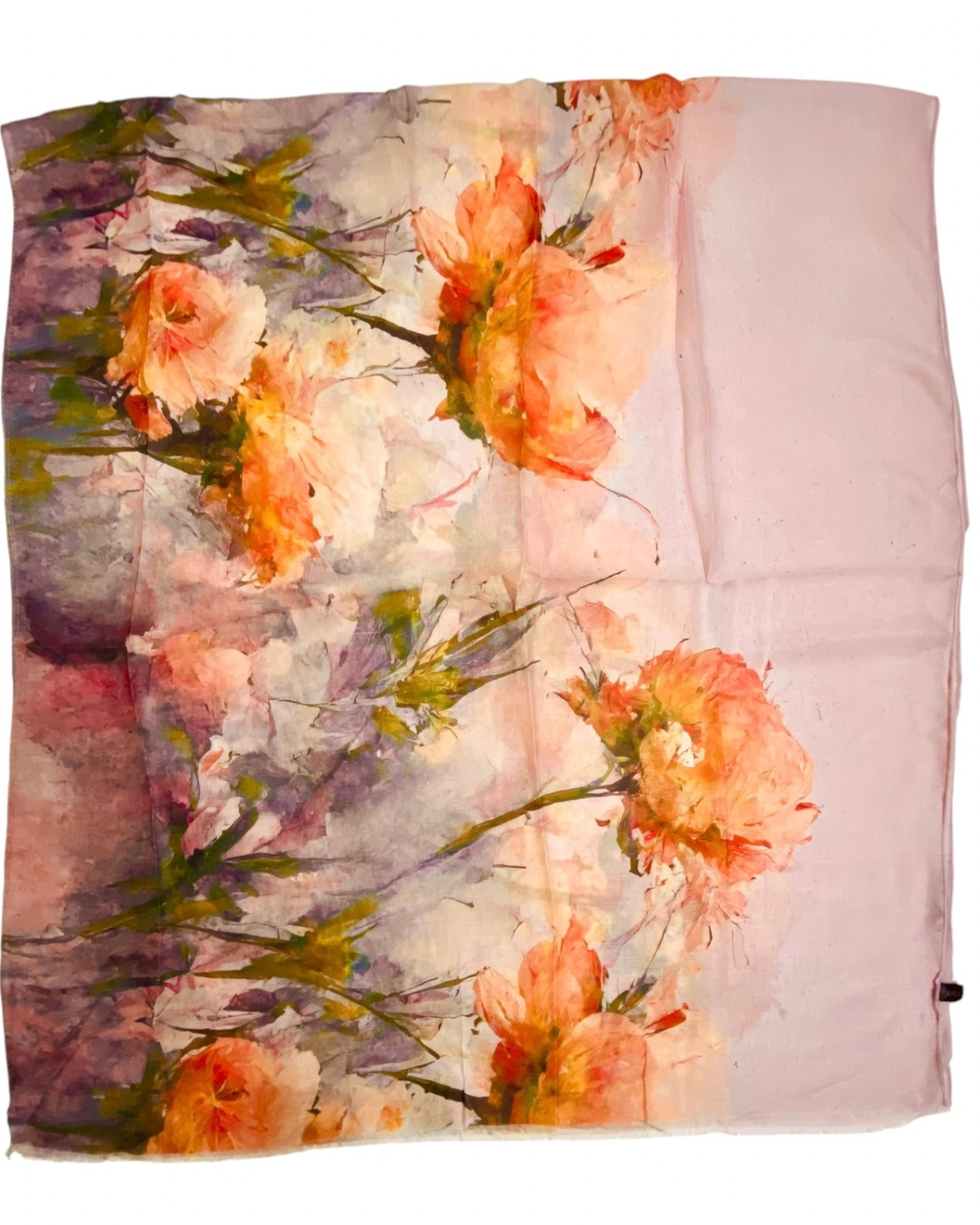 Bella Cotton Printed Hijab - Sunset Bloom