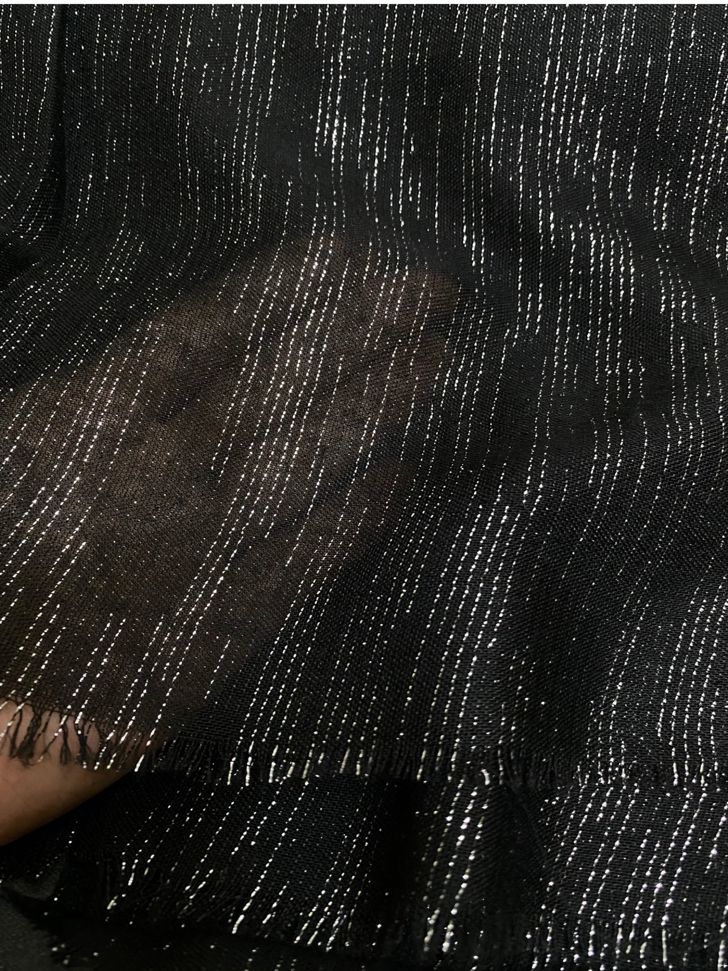 Zariya Lurex Hijab - Black