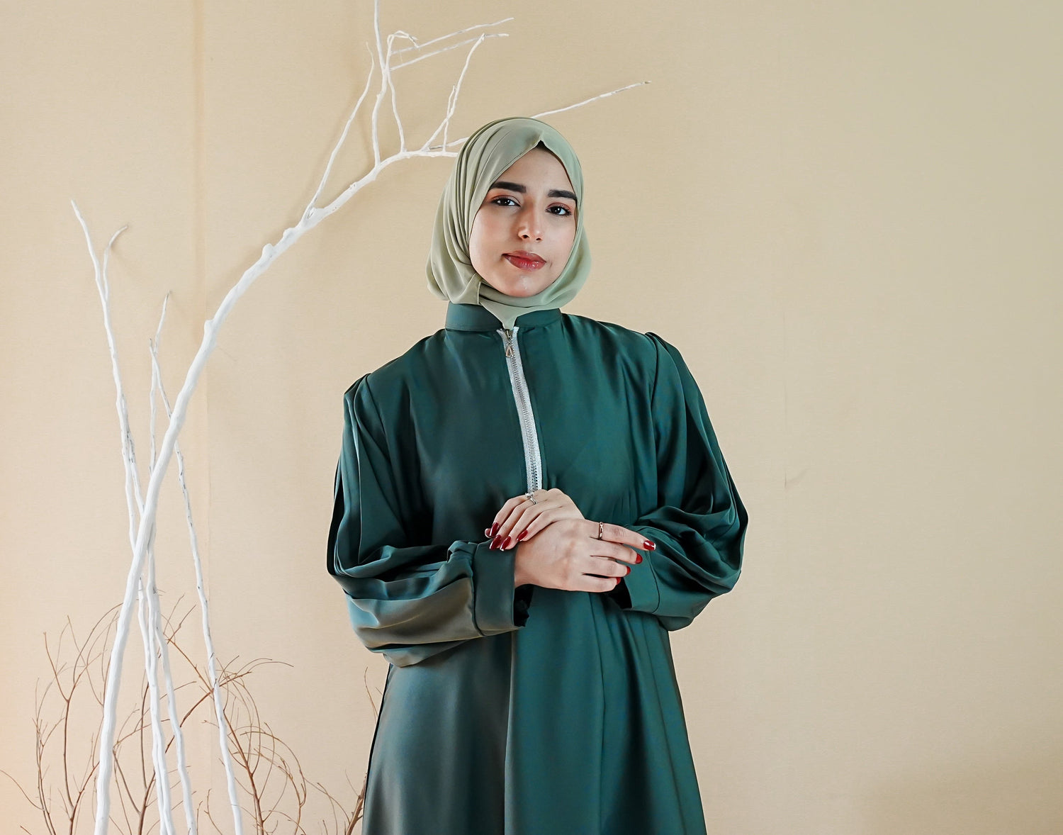 Serenity Abaya - Olive