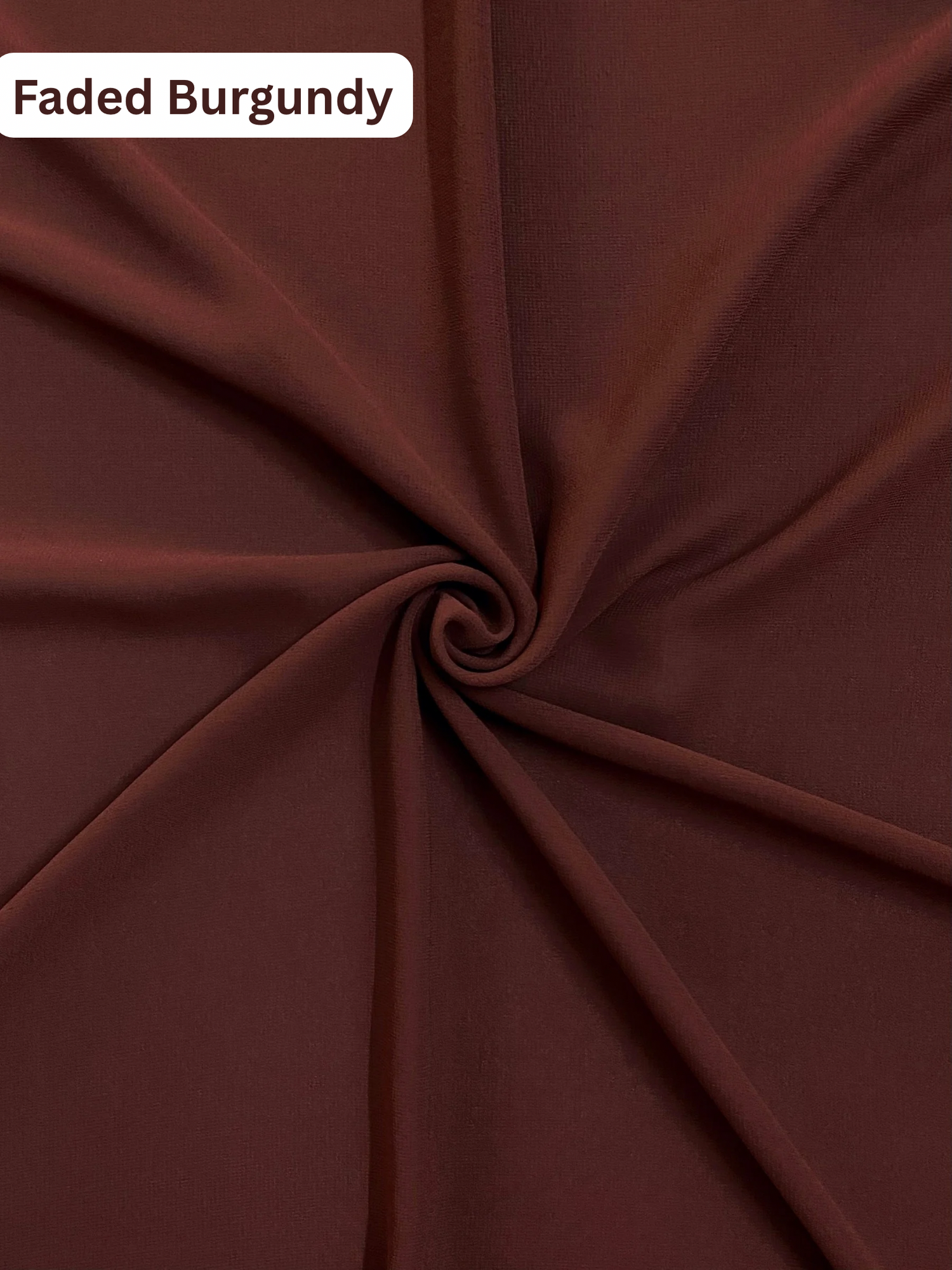 Georgette – Faded Burgundy