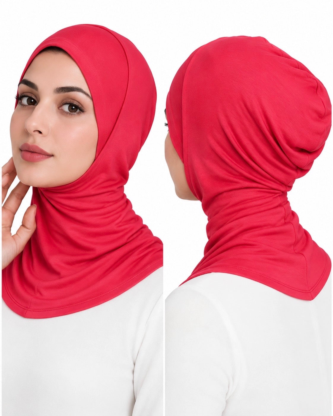 Neck Cover Hijab Cap - Punch