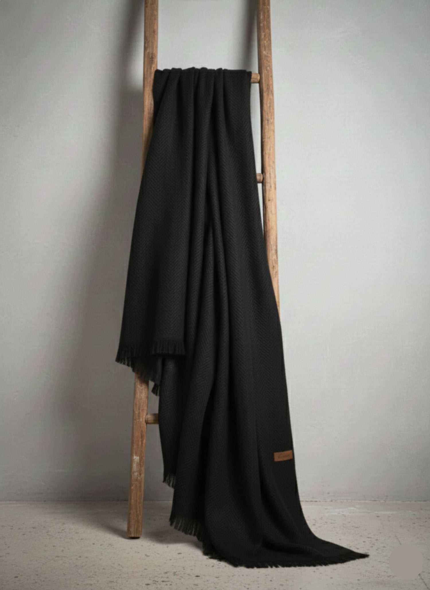 Panache Textured Shawls - Black