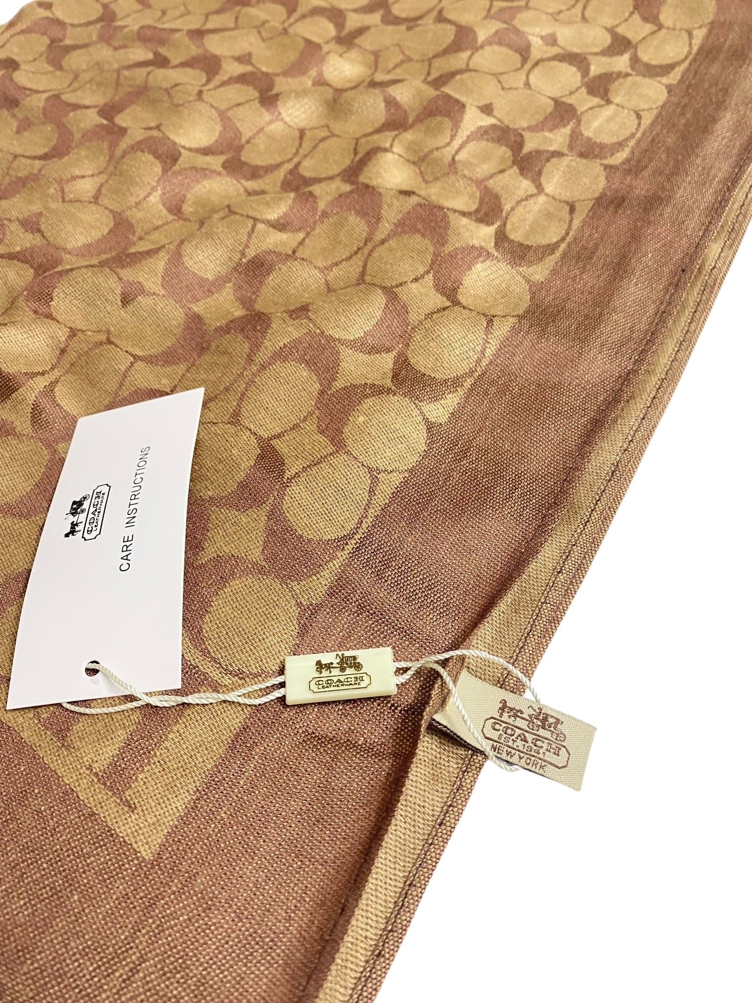 Jacquard Hijab (Branded) - Camel