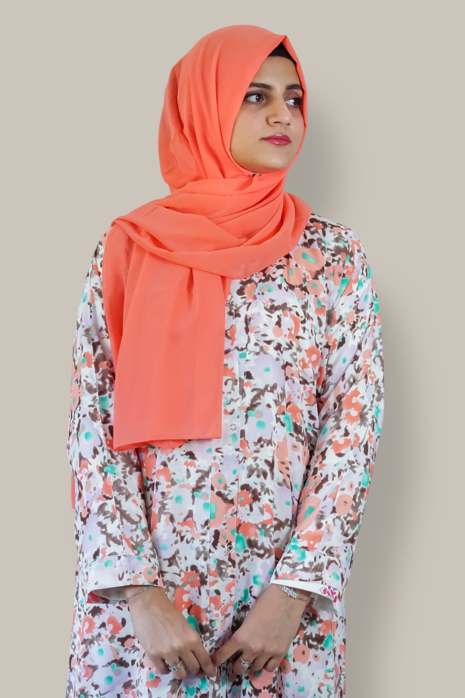 Harmony Printed Abaya