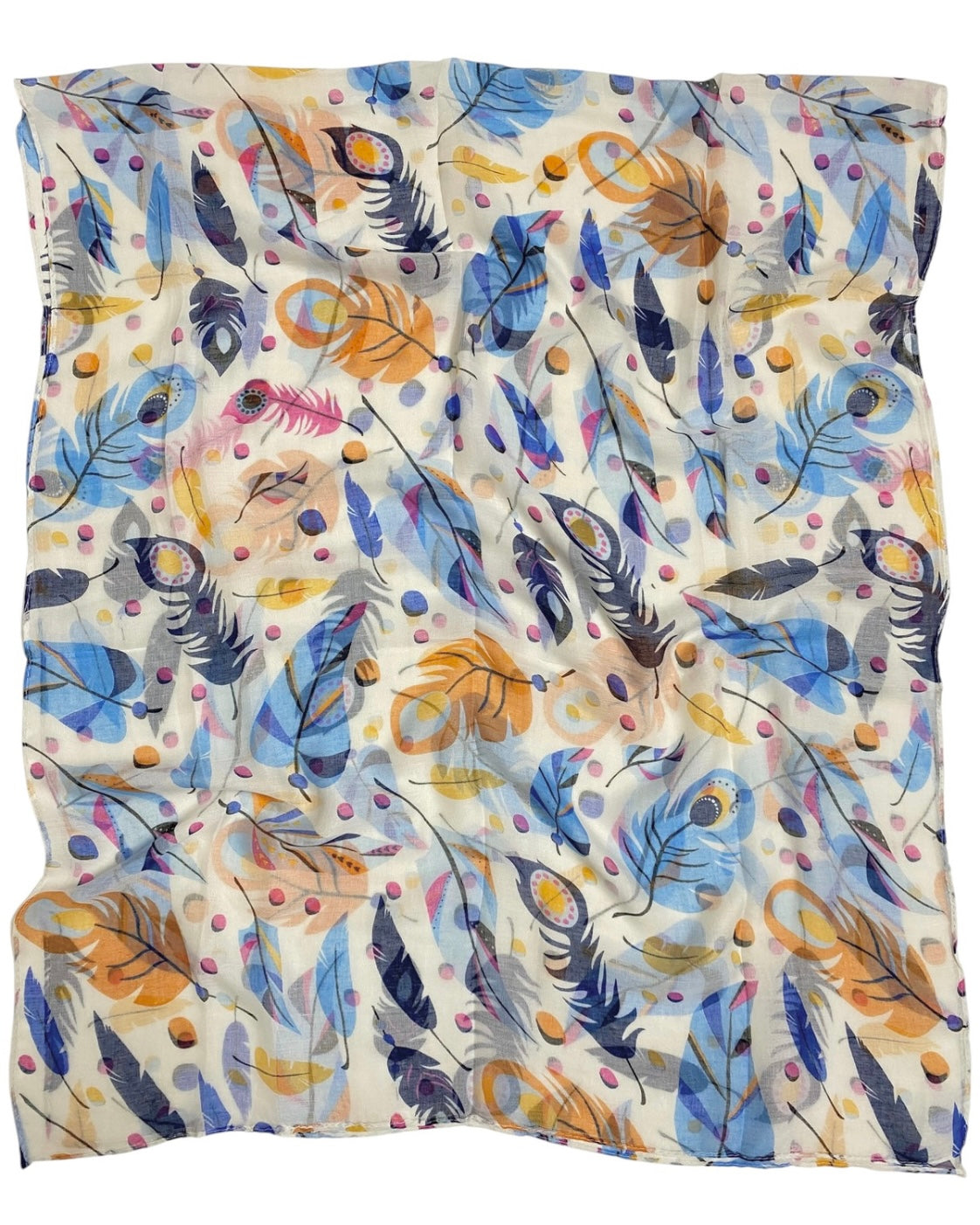 Arbor Lawn Printed Hijabs - Sky Blue