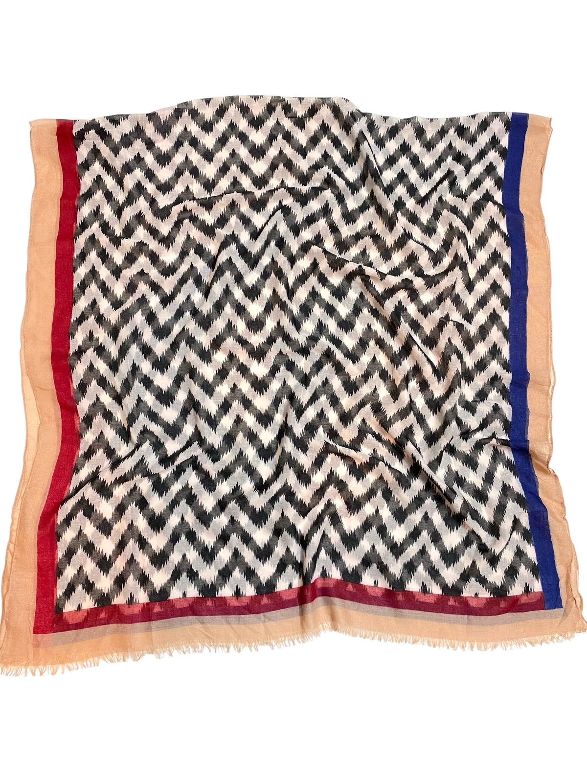 Chevron Printed Hijabs - Beige