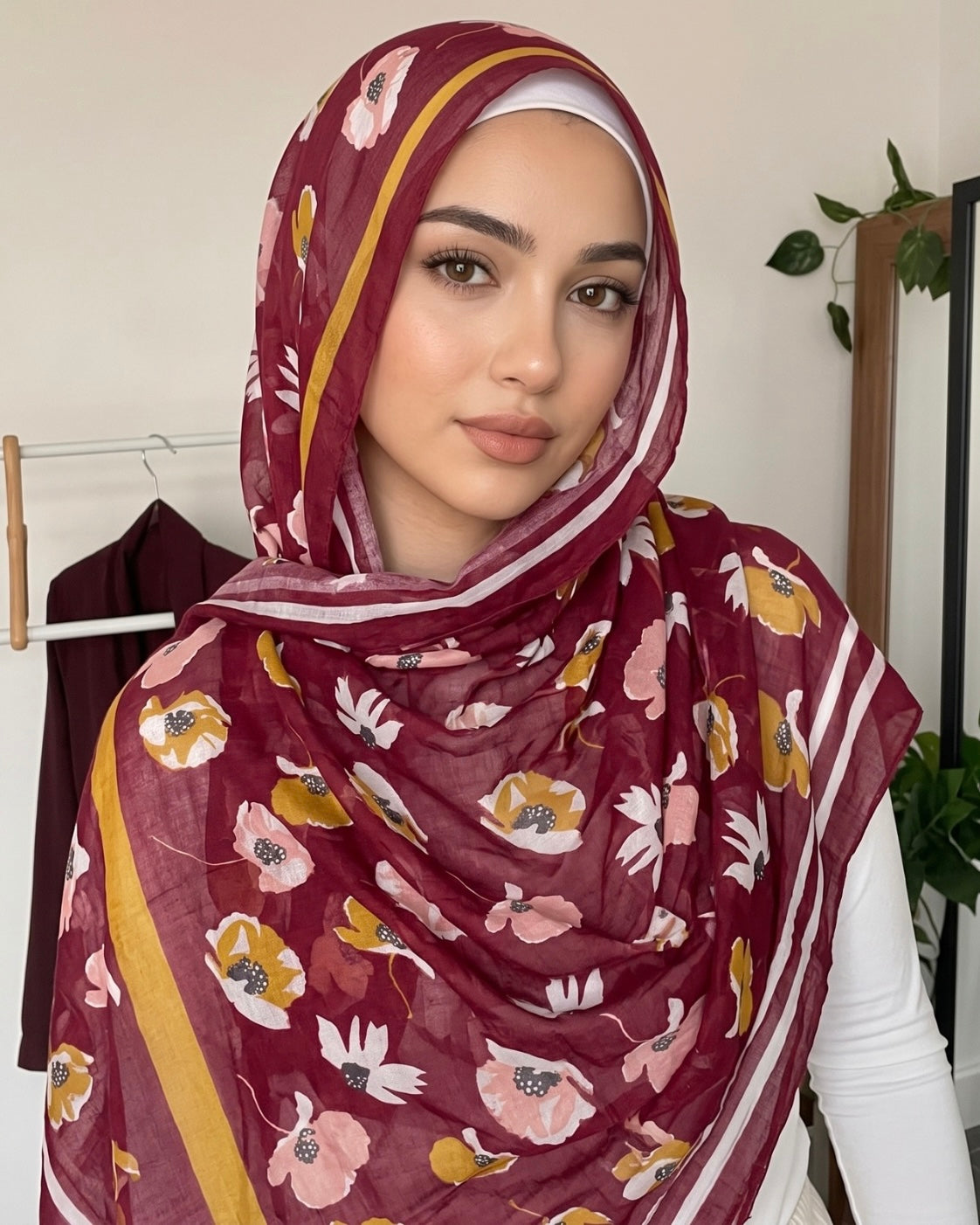 Wildflower Lawn Printed Hijab