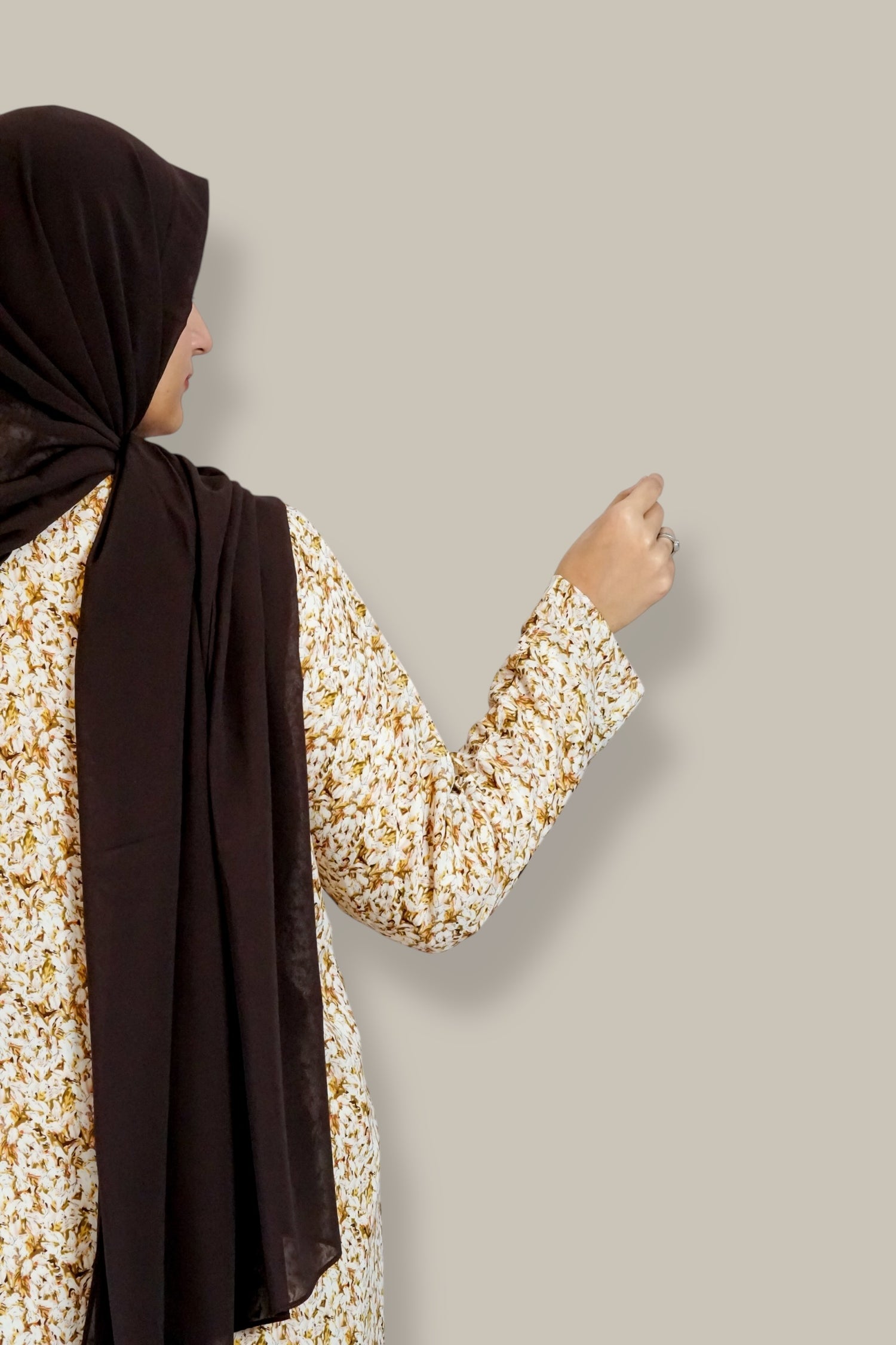 Hazel Printed Abaya
