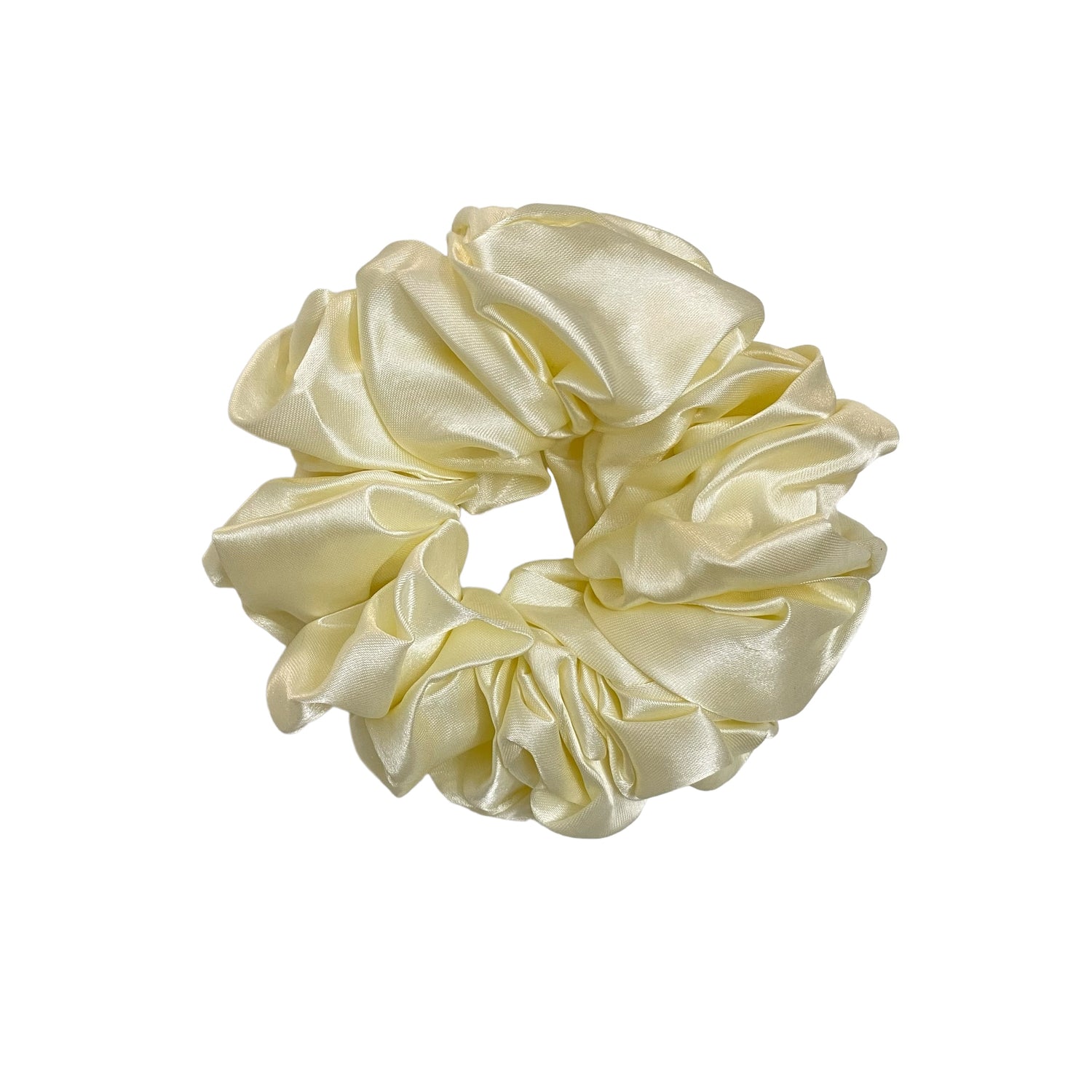 Silk Scrunchies - Cream