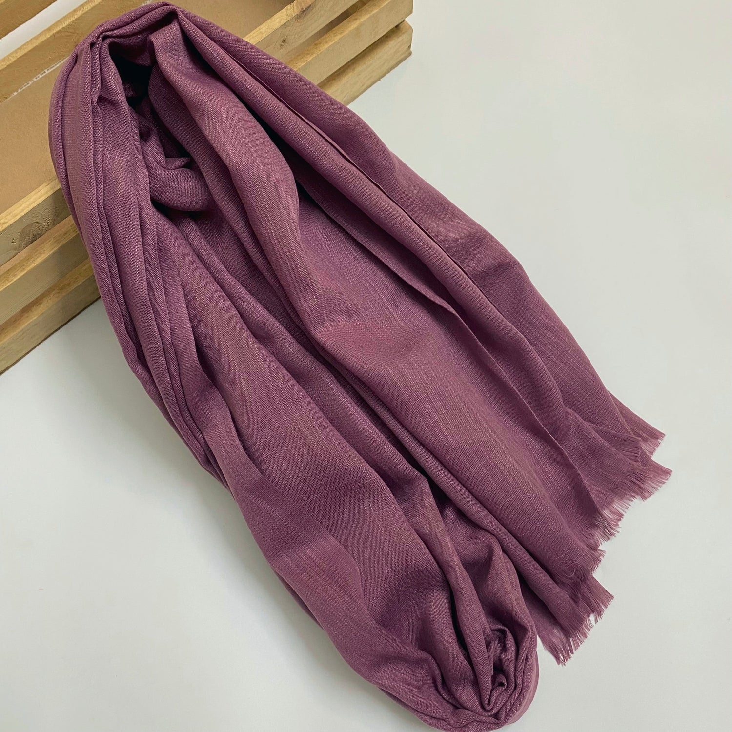 Premium Turkish – Slub Textured (Regular Width) – Boysenberry