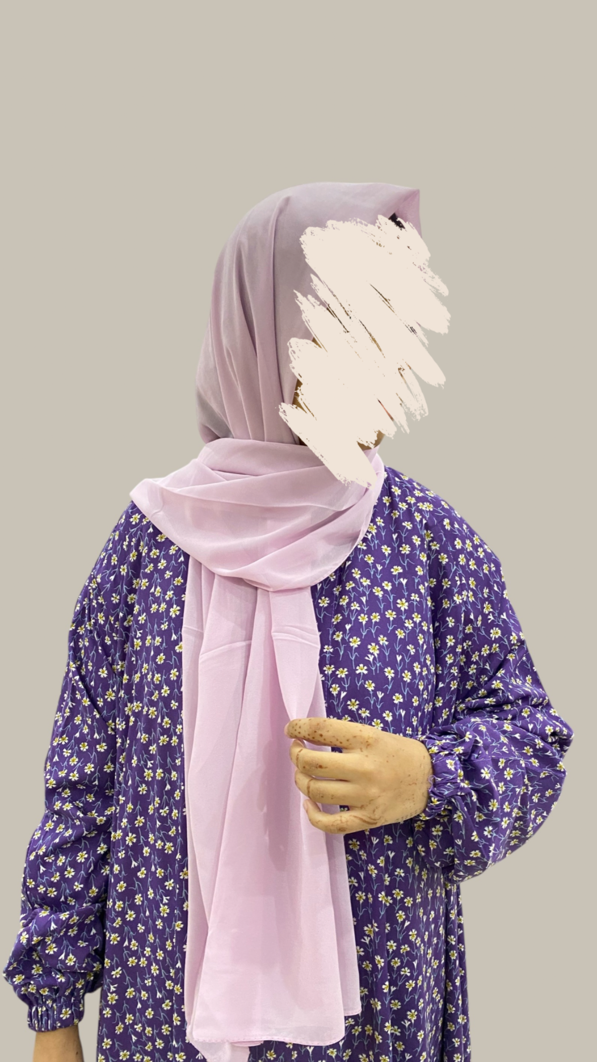 Amelina Printed Abaya