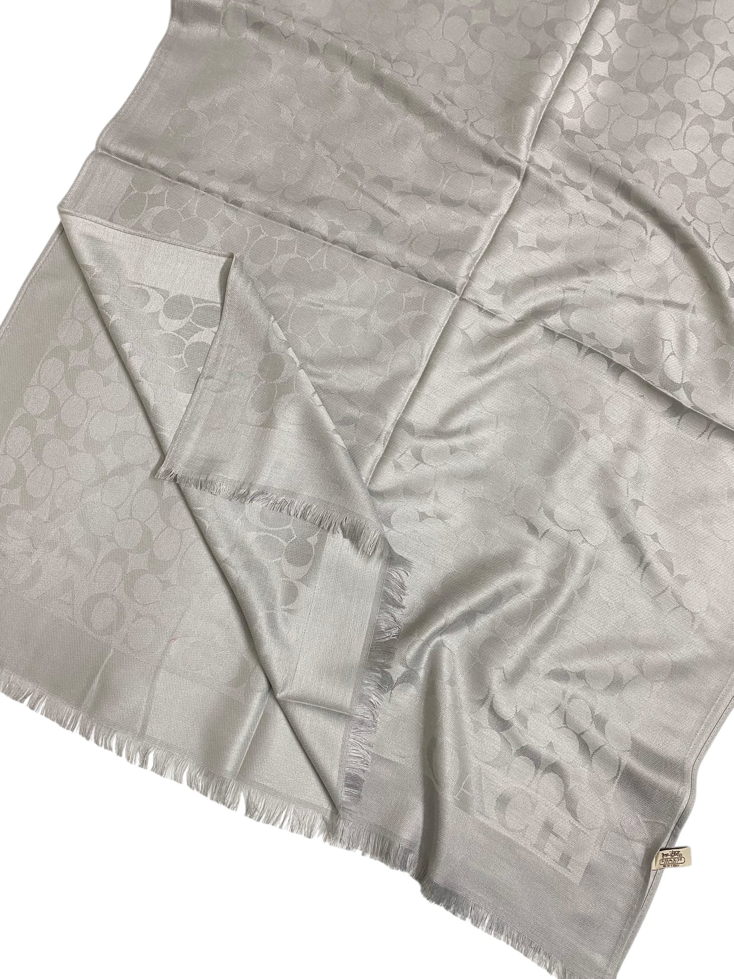 Jacquard Hijab (Branded) - Silver