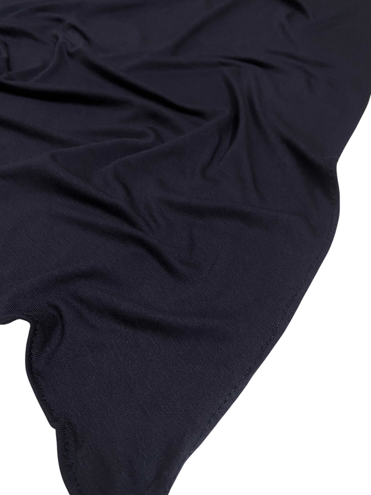 Premium Bamboo Jersey Hijab - Navy Blue
