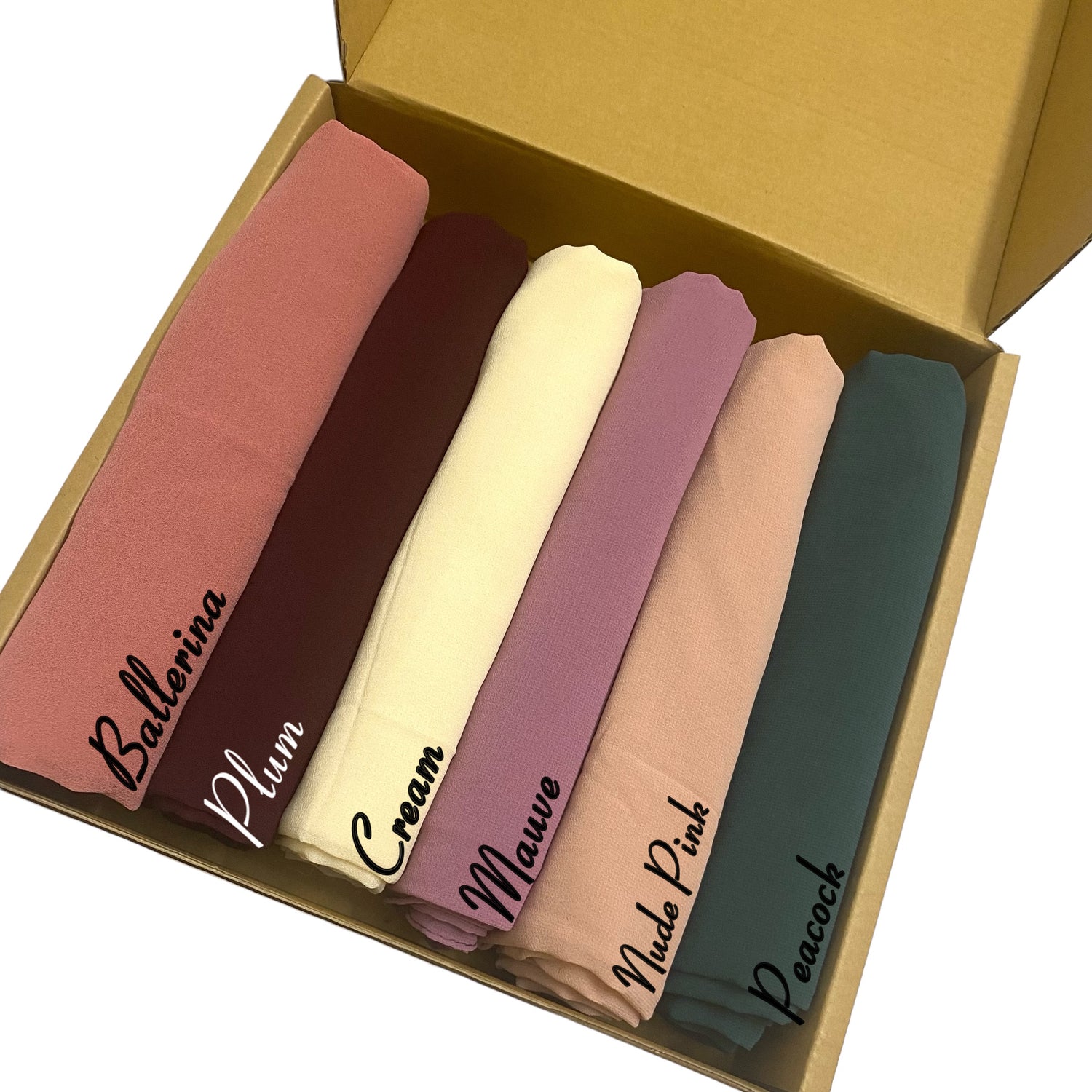 “Radiant Tint” - Georgette Chiffon Hijab Bundle