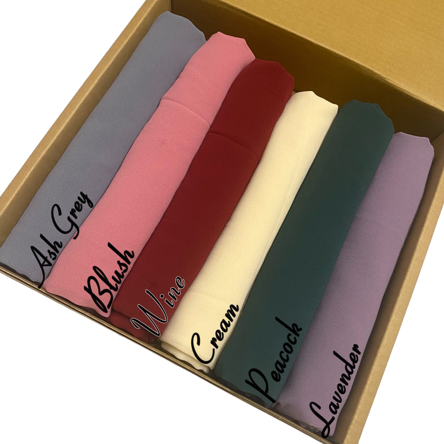 “Palette Pop” - Georgette Chiffon Hijab Bundle