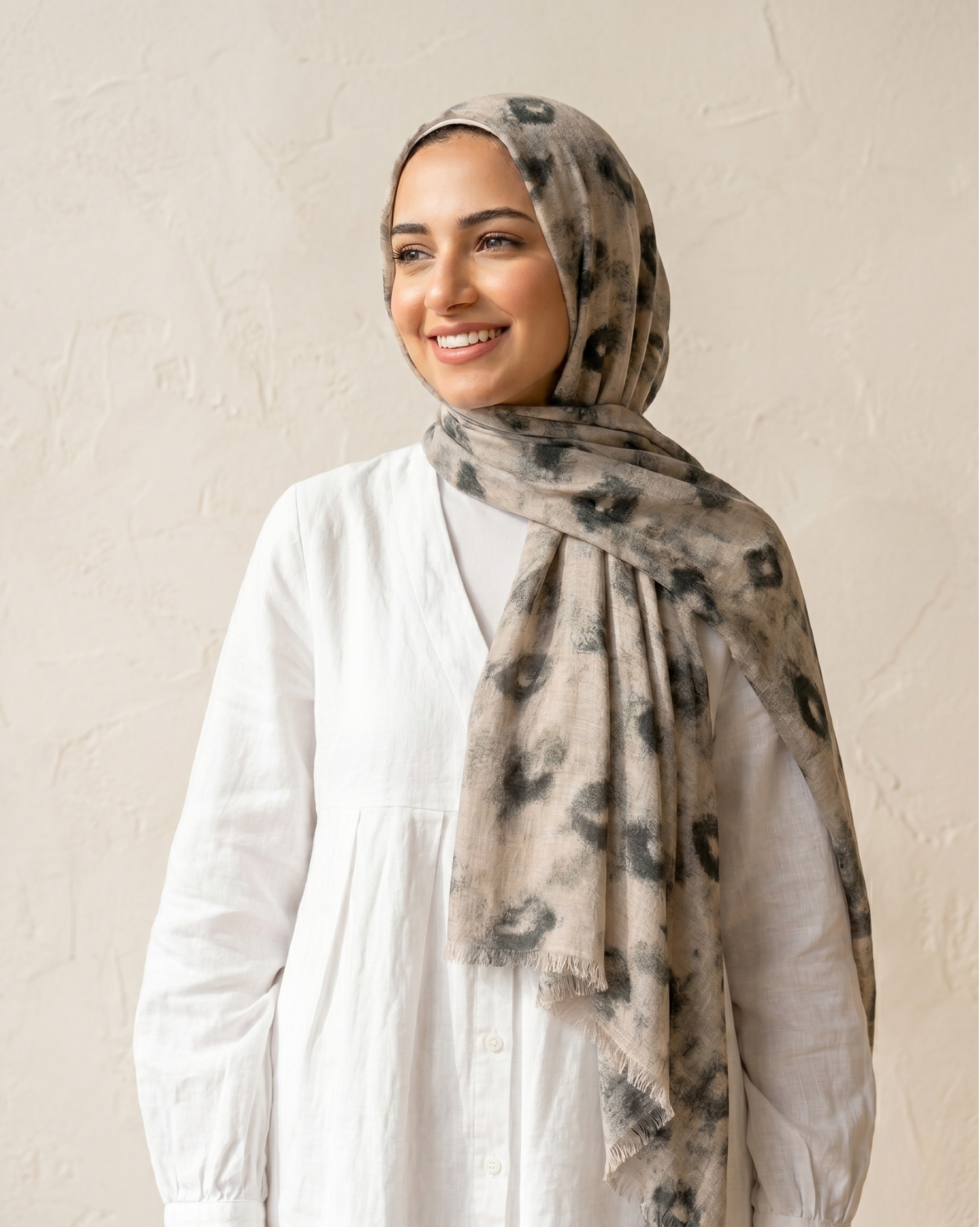 Premium Printed Hijabs - Monochrome Series