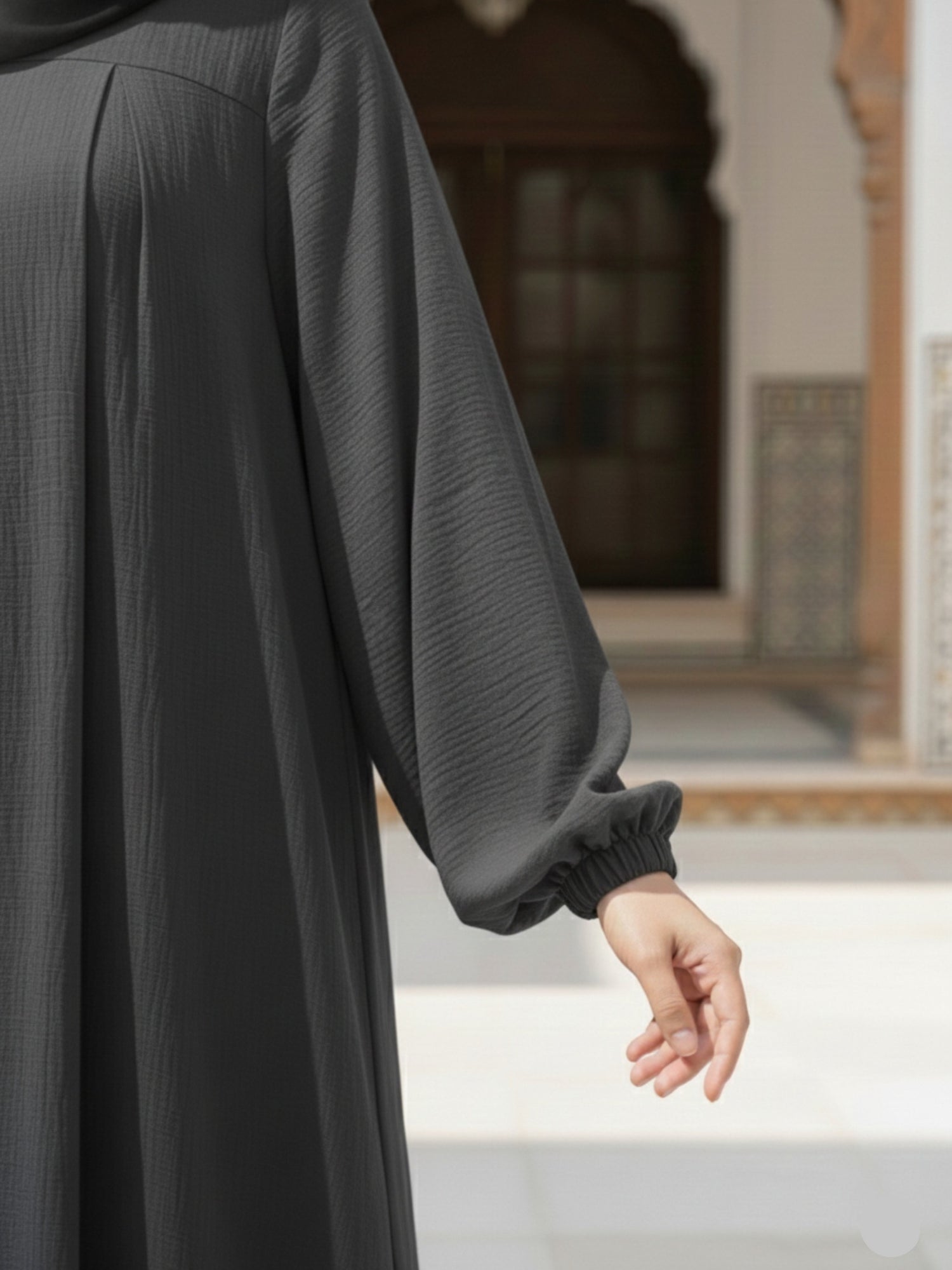 Zeynep Abaya - Charcoal