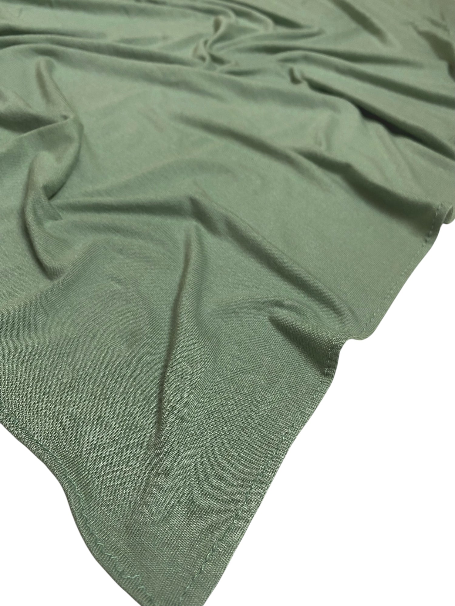 Premium Bamboo Jersey Hijab - Sage Green