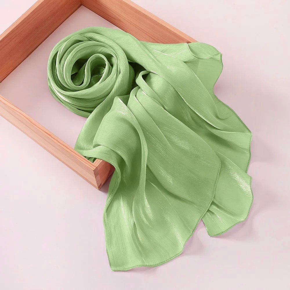 Starlit Organza Shimmer  - Pastel Green