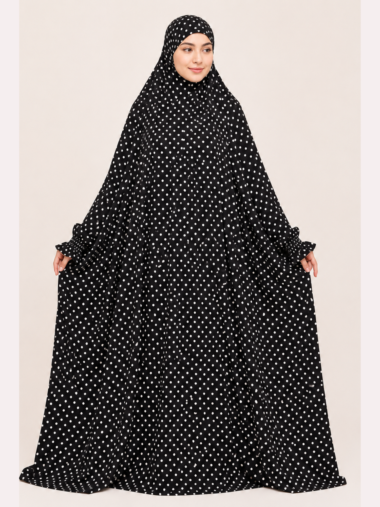 Premium Full Length Namaz Chadar With Sleeves (Imported Fabric)