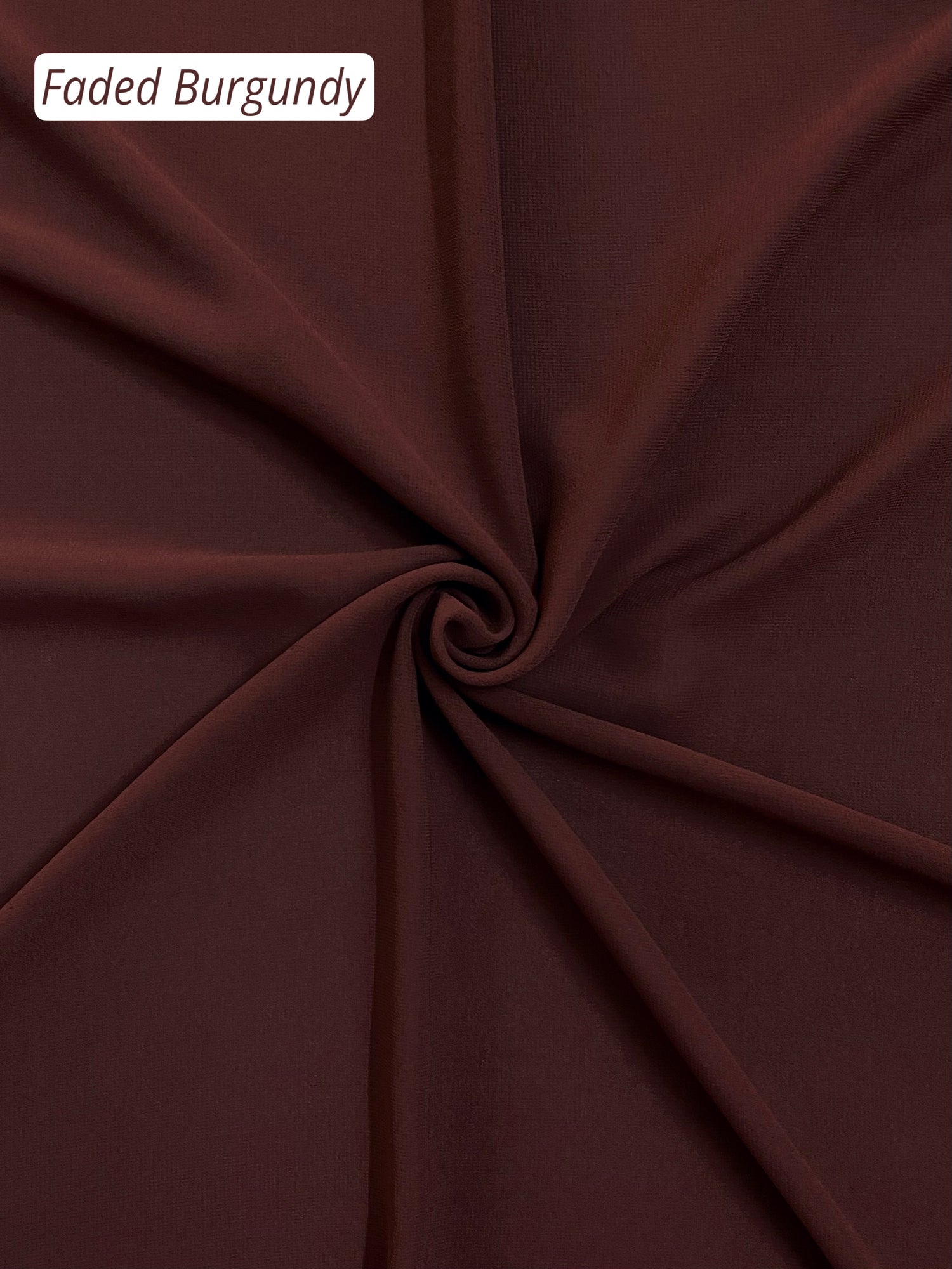 Georgette – Faded Burgundy