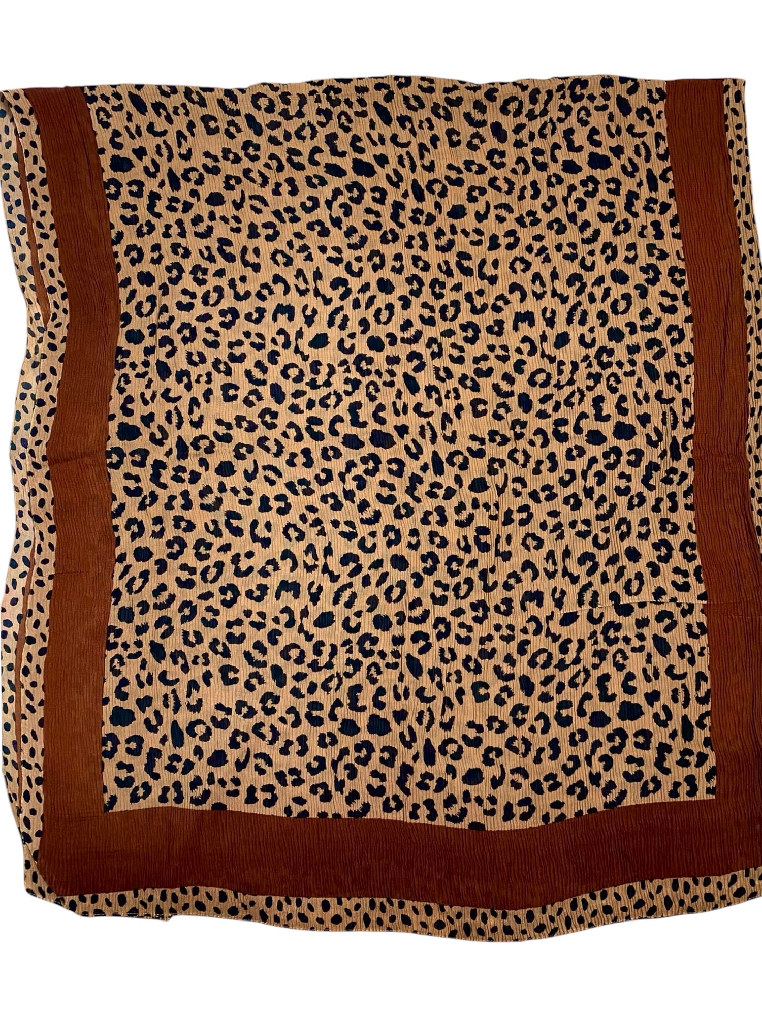 Savannah Pleated Hijab - Nutella