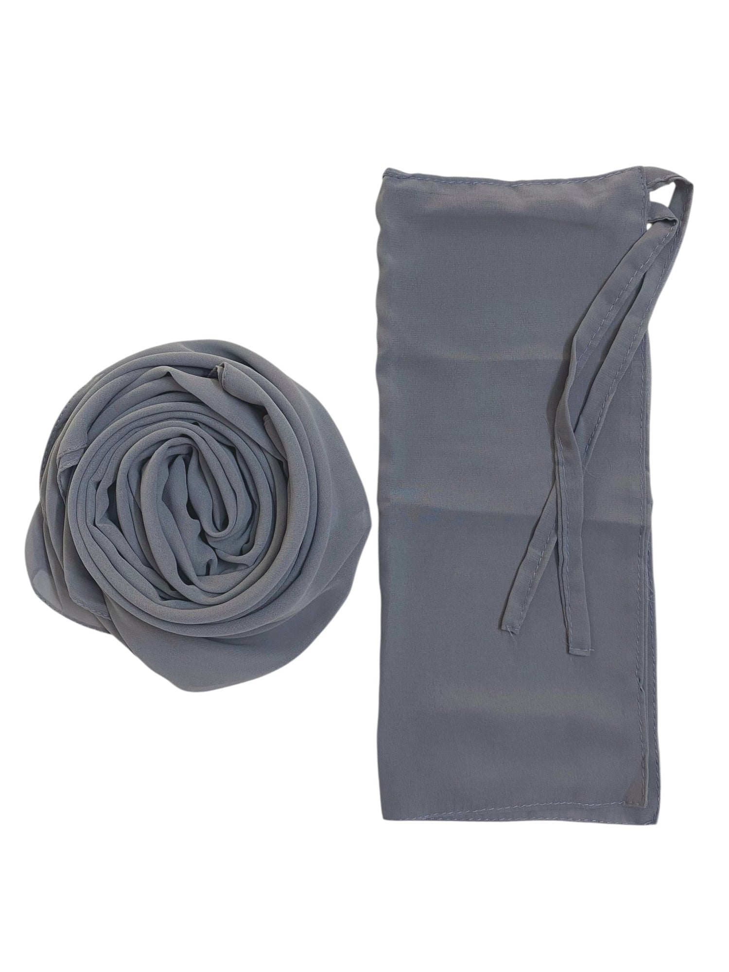 Matching Hijab & Niqab Sets - Ash Grey