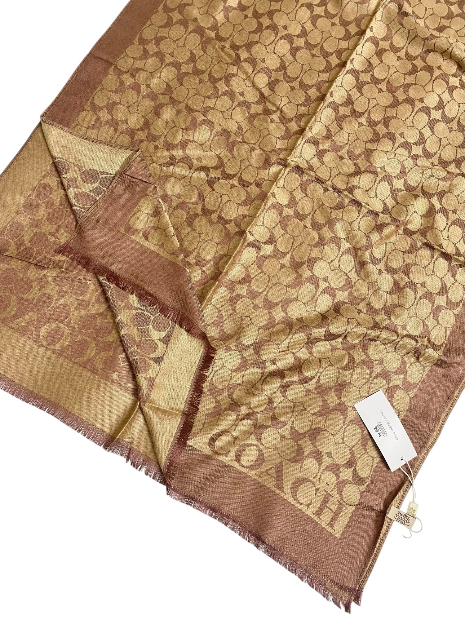 Jacquard Hijab (Branded) - Camel