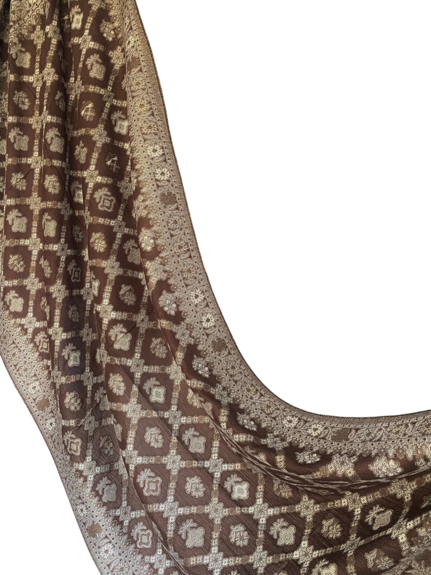 Ameira Pashmina Jacquard - Chocolate