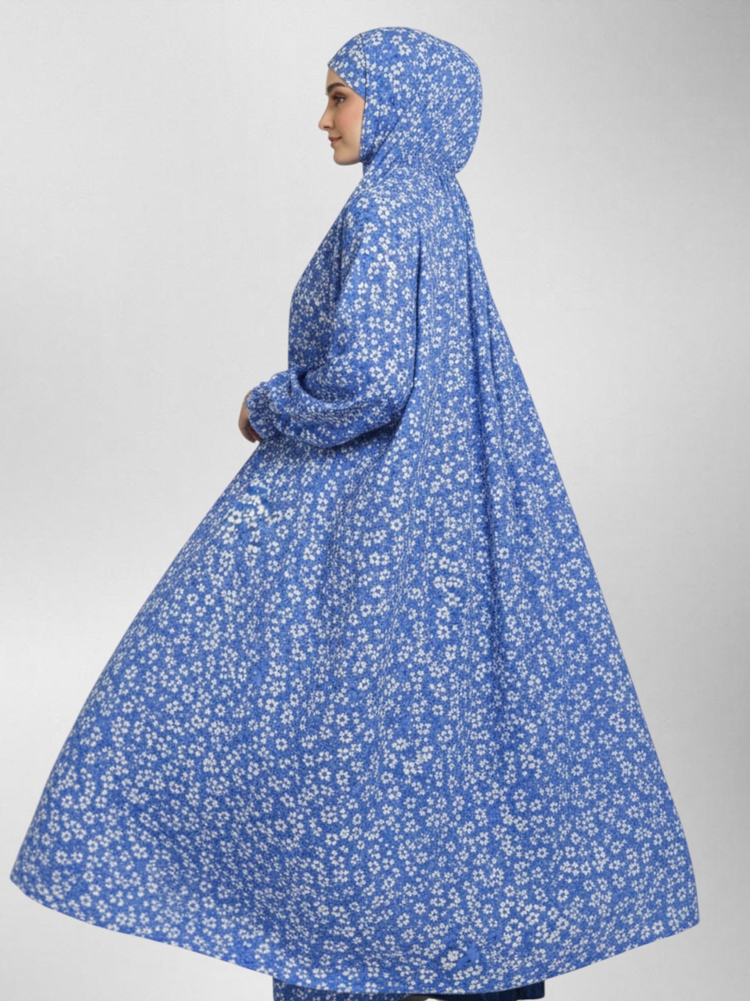 Premium Full Length Namaz Chadar With Sleeves (Imported Fabric)