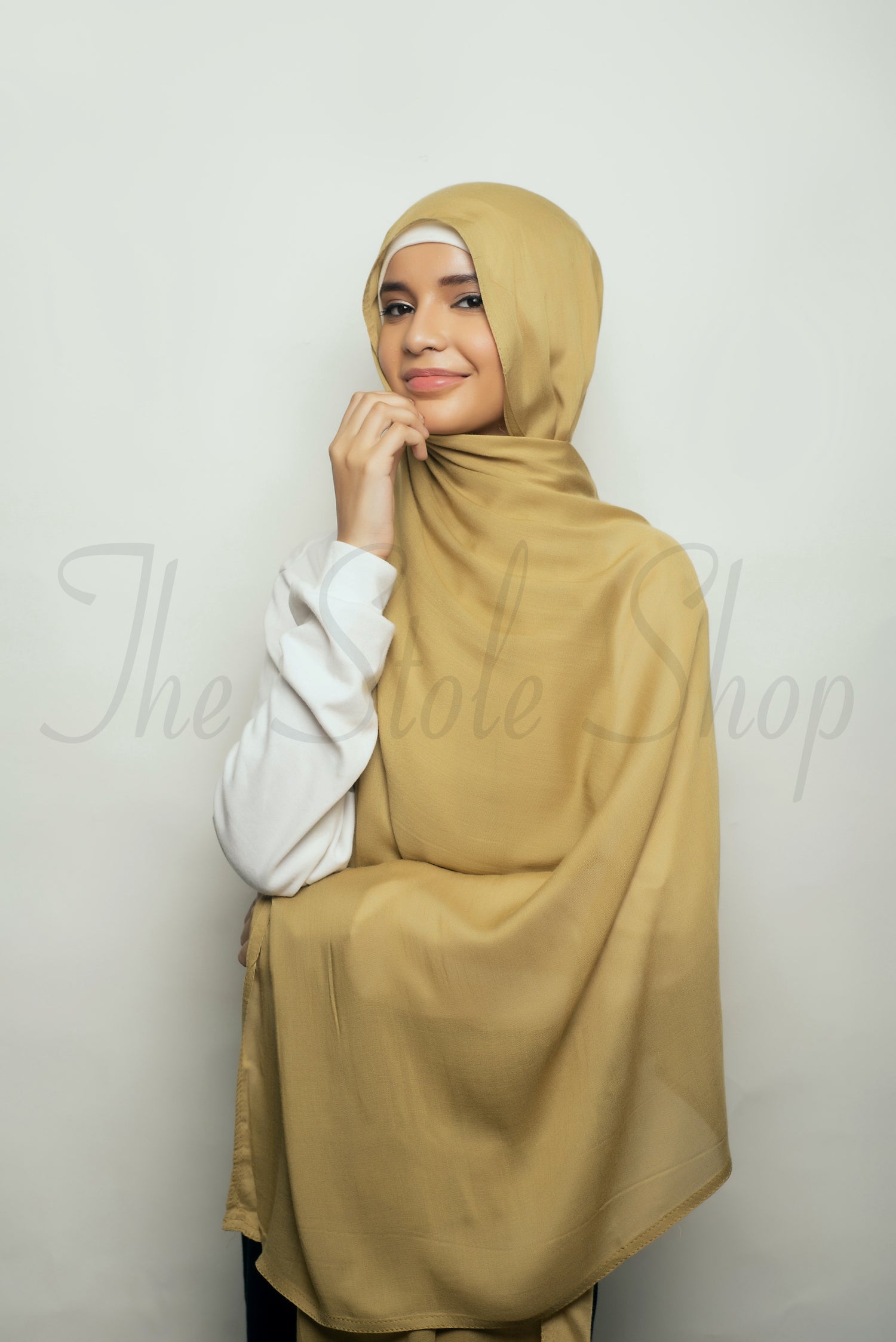 Modal Hijabs (LARGE SIZE) - Burnt Mustard