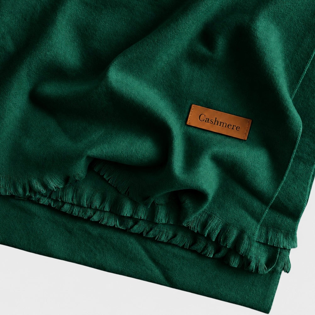 Plain Woolen Cashmere - Emerald