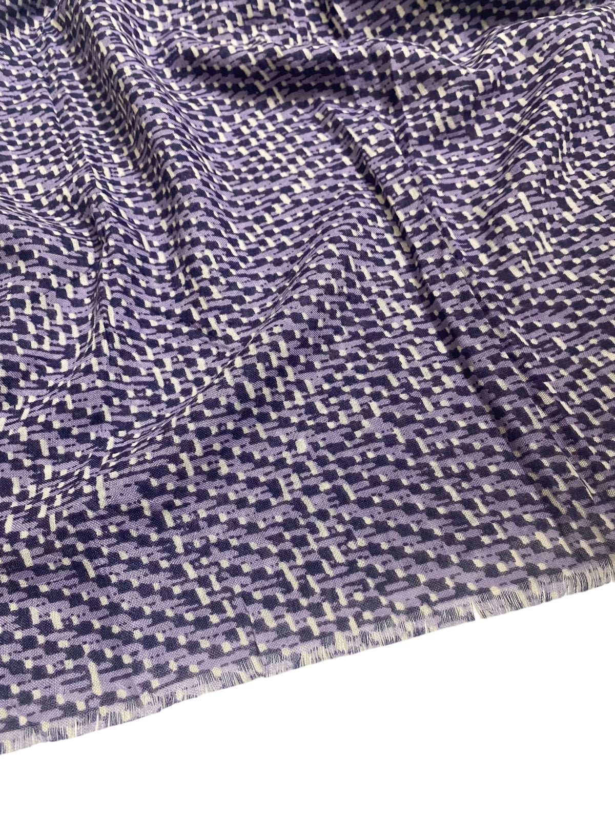 Alina Printed Lawn Hijab - Lavender