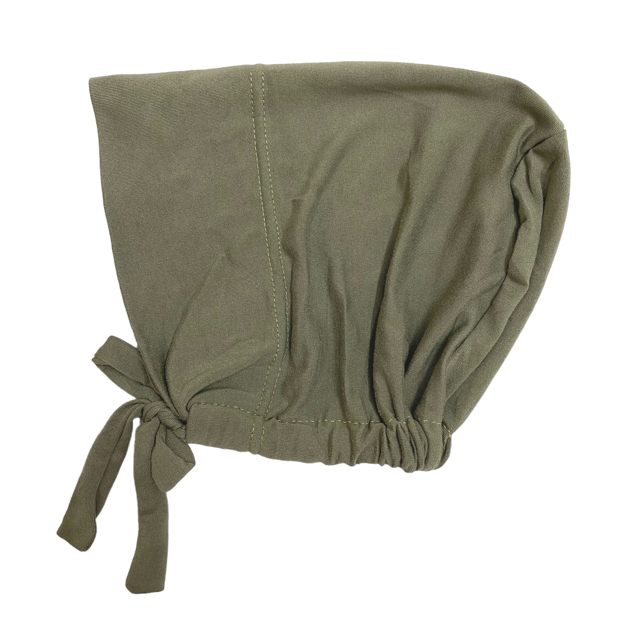 Imported Tie back Full Covered Hijab Cap – Artichoke