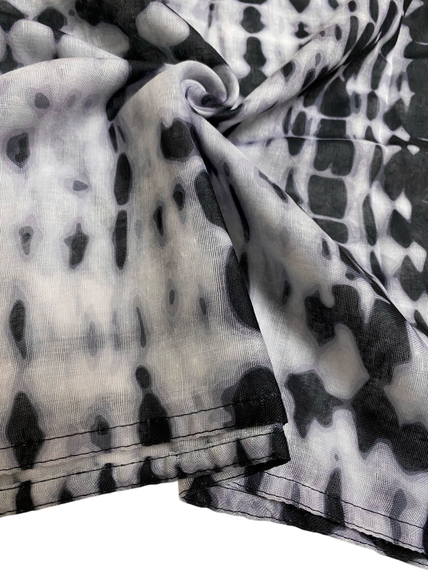 Inkfade (Black) Printed Hijab