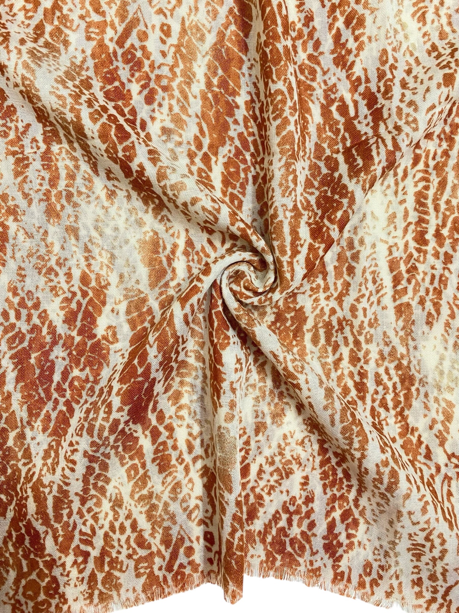 Reha Printed Hijabs - Rust