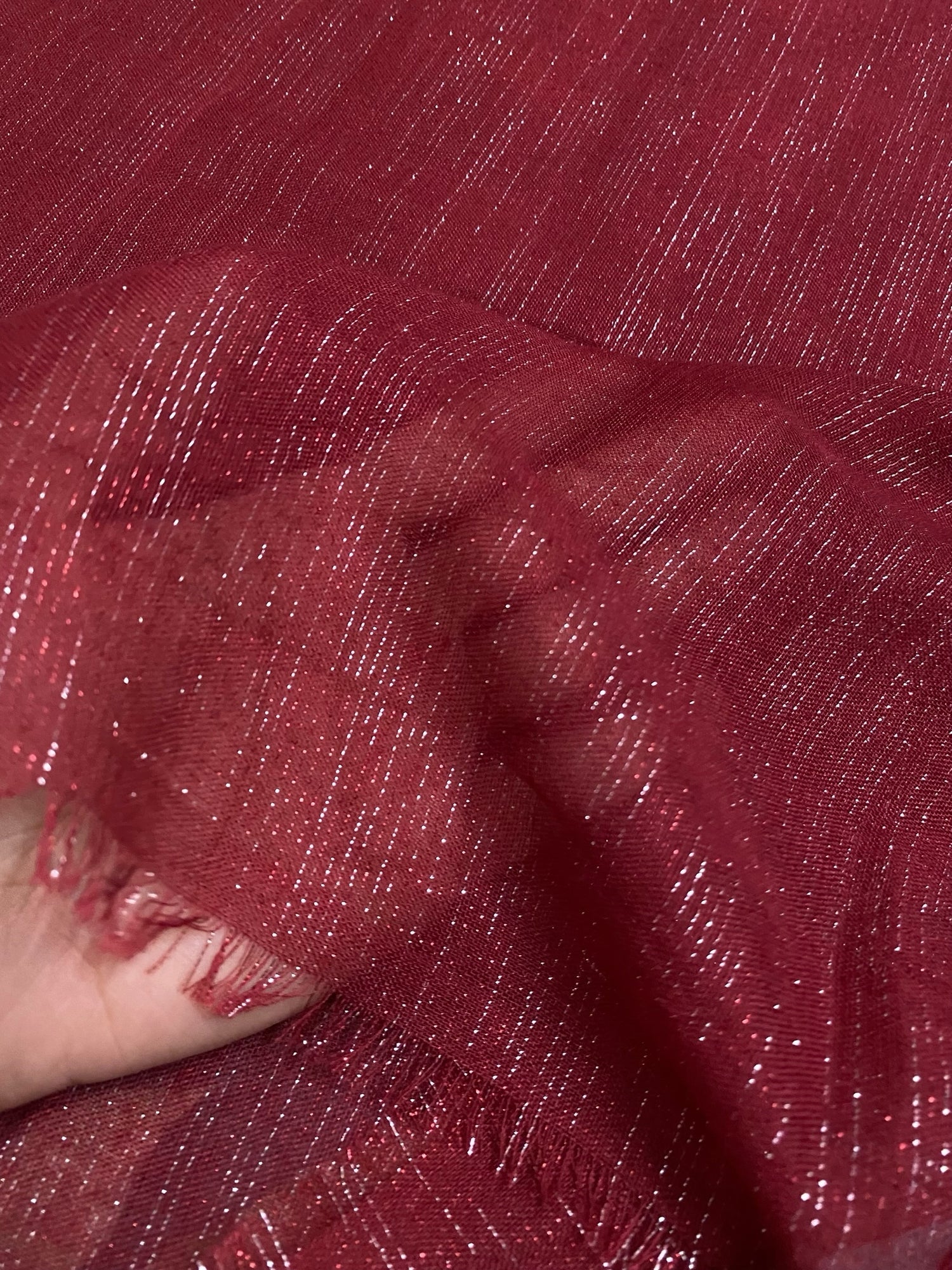 Zariya Lurex Hijab - Maroon