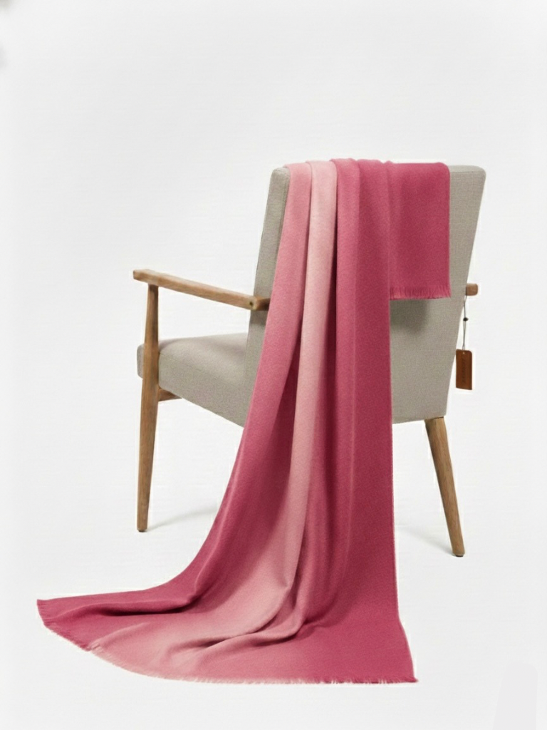 Signature Ombre Woolen XL Size - Faded Fuchsia