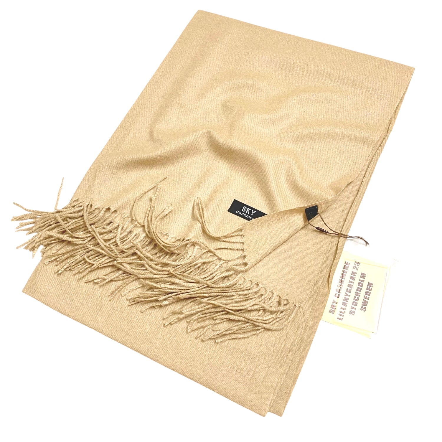 PREMIUM Quality Woolen Cashmere – Light Beige (XL size)