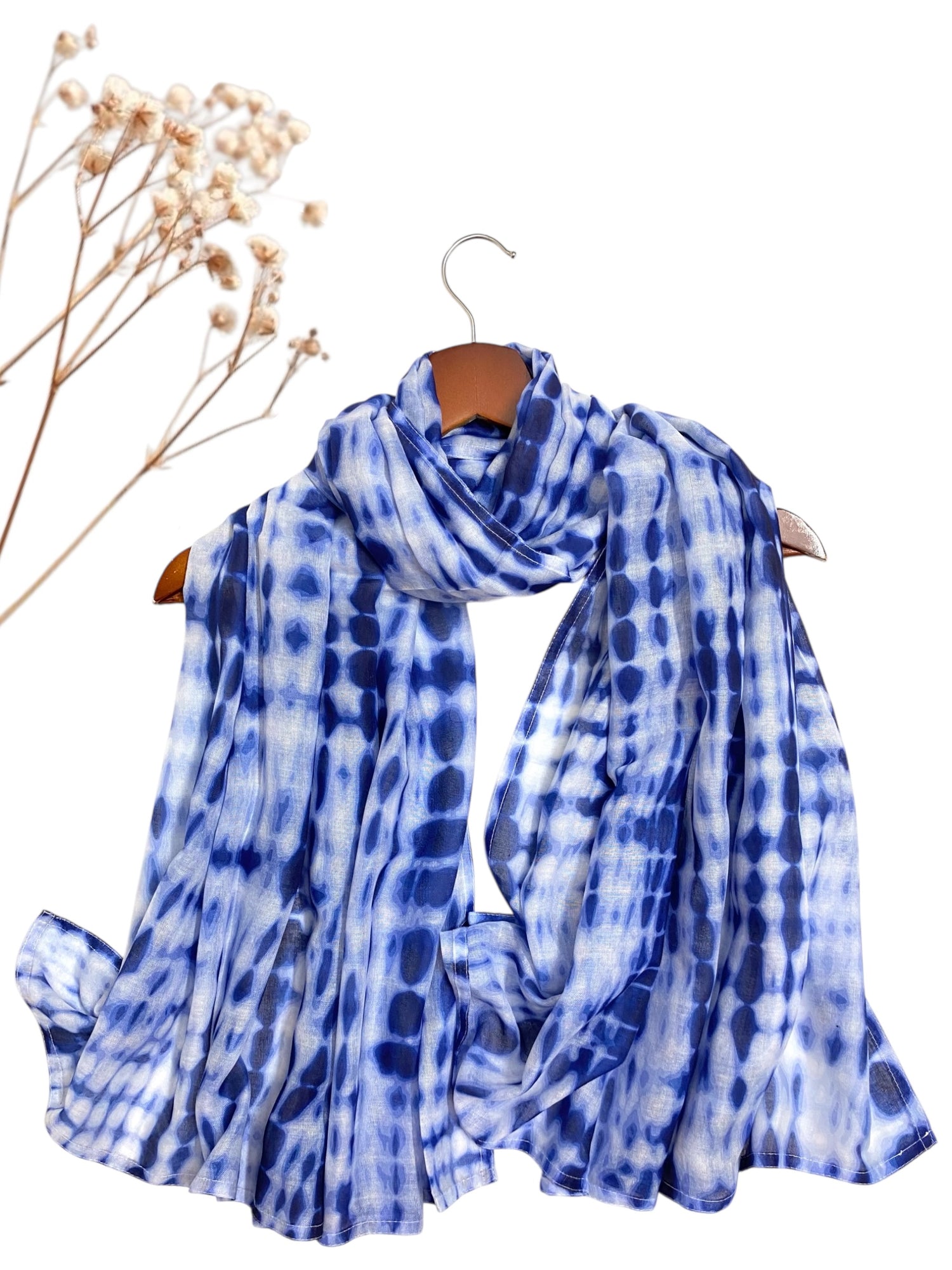 Inkfade (Blue) Printed Hijab