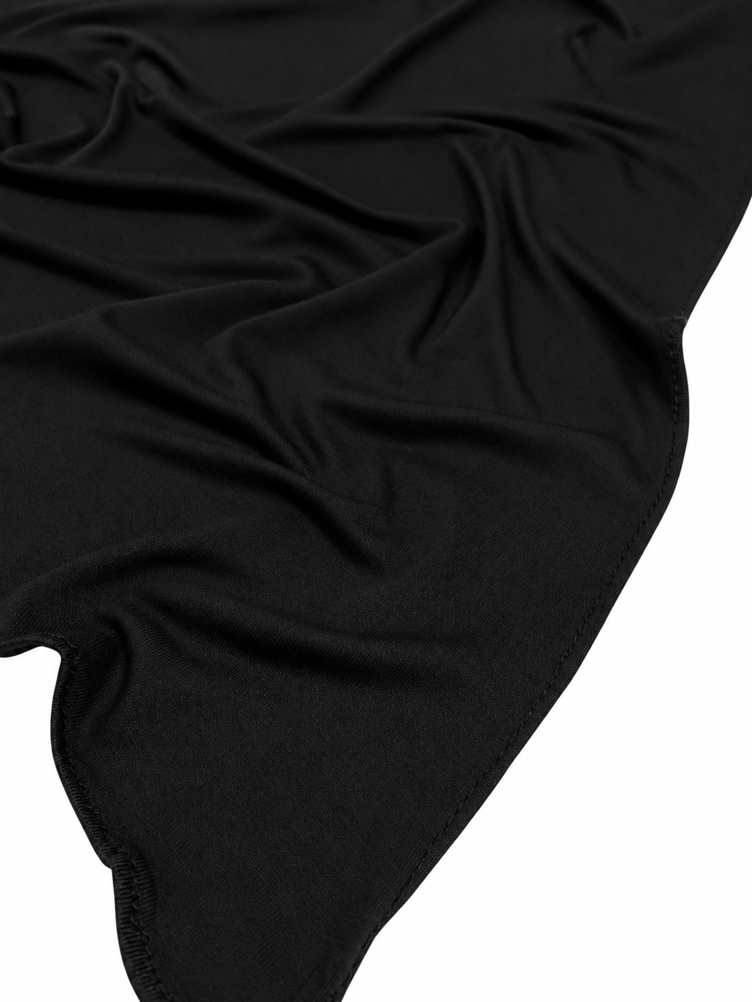 PREMIUM BAMBOO JERSEY HIJAB - BLACK