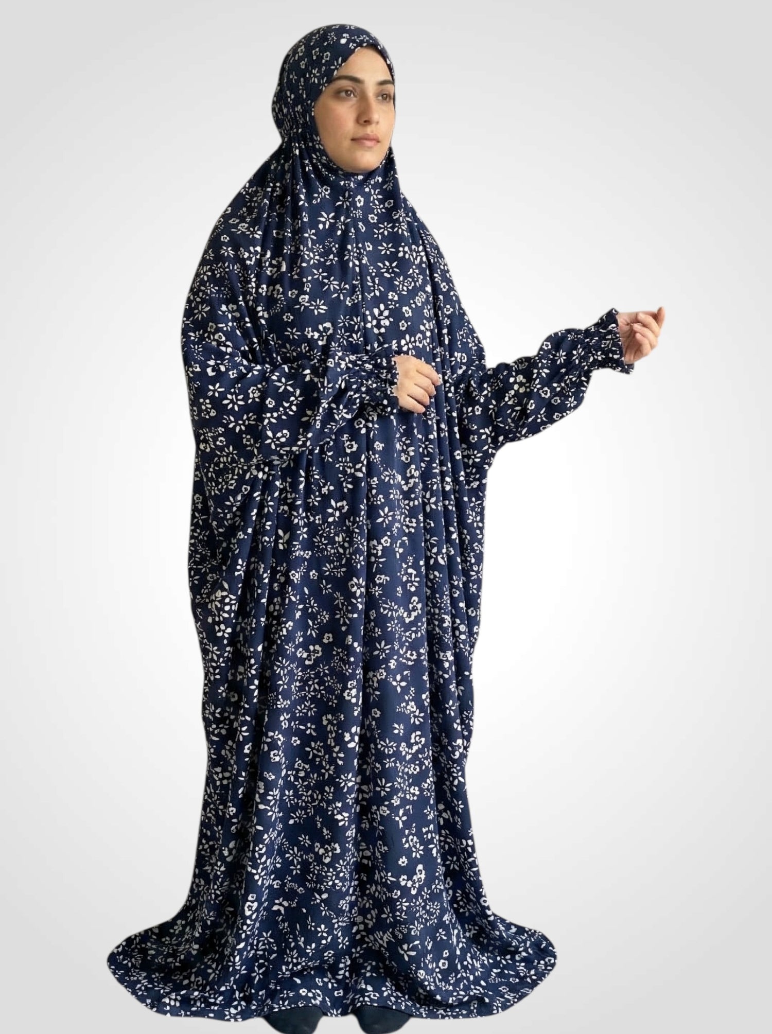 Premium Full Length Namaz Chadar With Sleeves (Imported Fabric)