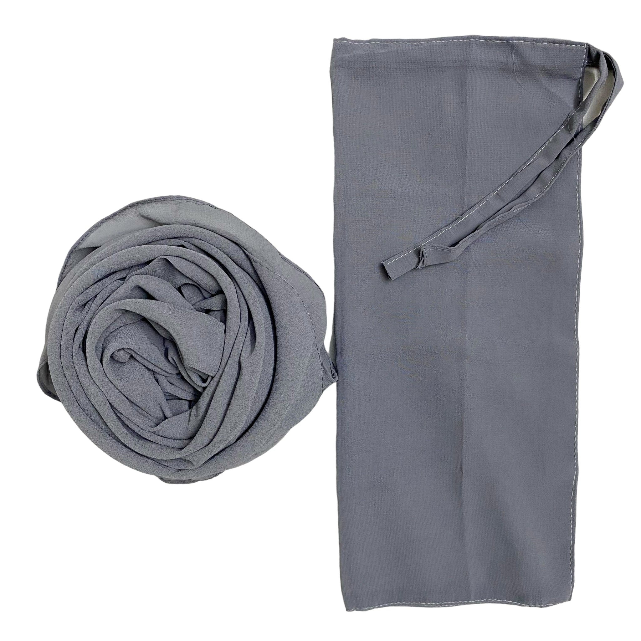 Matching Hijab & Niqab Sets - Ash Grey