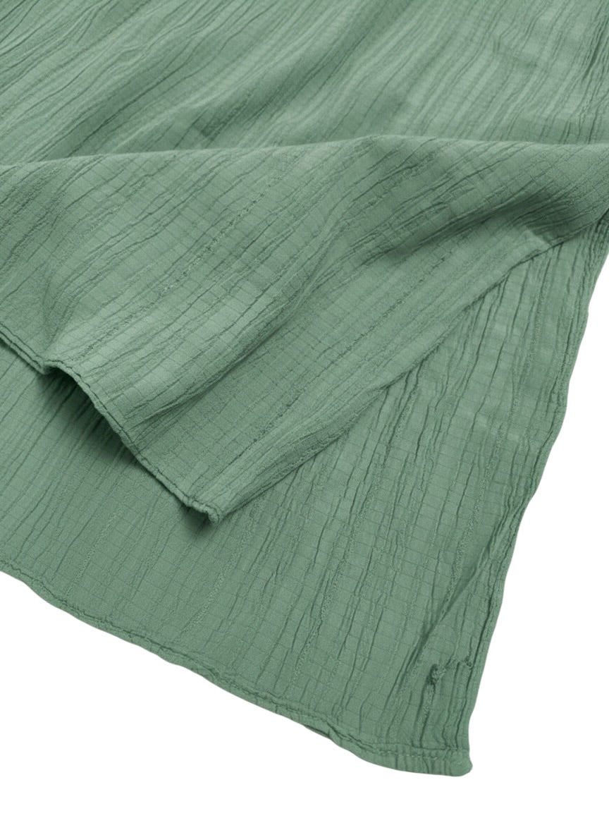 Georgette Crush Hijabs - Sage Green